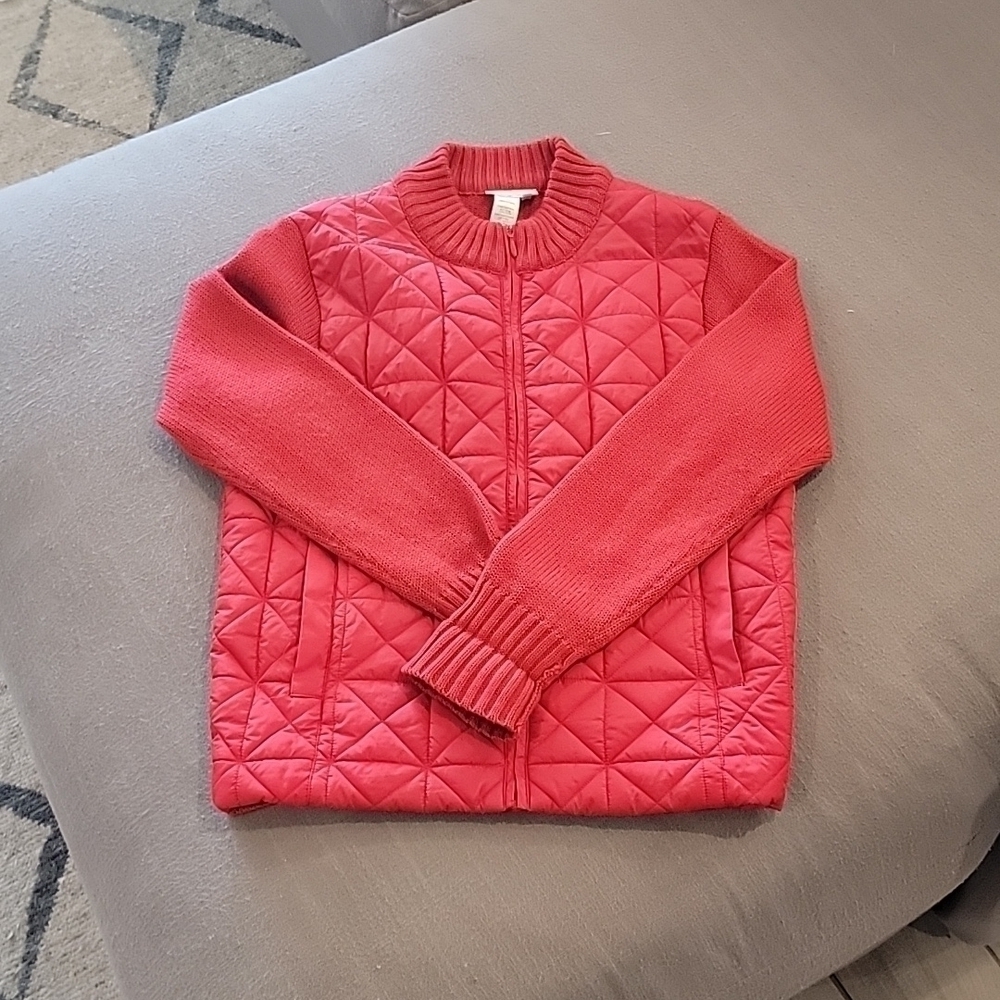 Womens Puff Vest And Sweater